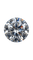 Naturalny diament - Kamień 0,72 ct H-SI1 
