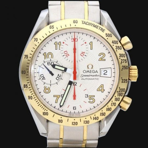 Montre Omega Speedmaster - Montre Date or jaune et acier 58 Facettes MT48235