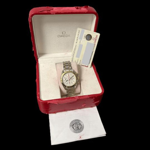 Montre Omega Speedmaster - Montre Date or jaune et acier 58 Facettes MT48235