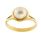 Bague Bague - Perle en or jaune 18 ct 58 Facettes 34876