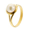 Bague Bague - Perle en or jaune 18 ct 58 Facettes 34876