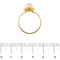 Bague Bague - Perle en or jaune 18 ct 58 Facettes 34876