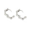 Boucles d'oreilles Salvini - Boucles d'oreilles créoles en or blanc 18 ct et diamants 58 Facettes 36633