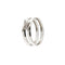 Bague Mauboussin Étoilement Divine - Bague étoile en or blanc 18 ct et diamants 58 Facettes 38565