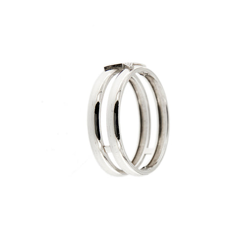 Bague Mauboussin Étoilement Divine - Bague étoile en or blanc 18 ct et diamants 58 Facettes 38565