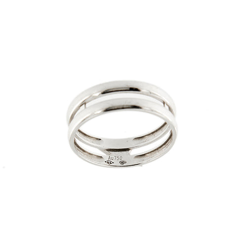 Bague Mauboussin Étoilement Divine - Bague étoile en or blanc 18 ct et diamants 58 Facettes 38565