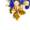 Boucles d'oreilles Boucles d’oreilles pendantes en or jaune 18 ct avec lapis-lazuli et perles 58 Facettes 38682