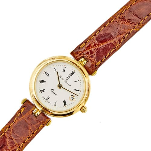Montre Pierre Bonnet - Montre femme à quartz en or jaune 18 ct 58 Facettes 36748