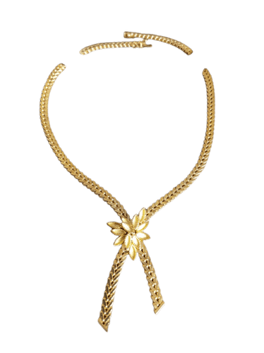 Collier Collier cravate vintage en or jaune 58 Facettes COLLIER