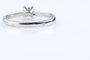 Bague 53 Bague solitaire en or blanc 18K et diamant 0,25 ct 58 Facettes BG203703-107