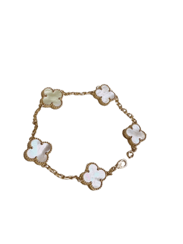 Bracelet Van Cleef & Arpels - Bracelet Vintage Alhambra 5 motifs 58 Facettes jnci200
