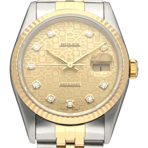 Montre Rolex Datejust - Montre 16233G « Holicon Dial » 1996 58 Facettes ROL/DJ1/1585