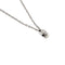 Collier Collier - Chaîne rolò en or blanc 18 ct avec diamant 0,21 ct 58 Facettes 174