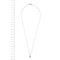 Collier Collier - Chaîne rolò en or blanc 18 ct avec diamant 0,21 ct 58 Facettes 174