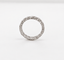 Bague 52 Alliance en or blanc 18 carats et diamants 58 Facettes 38084