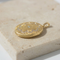 Pendentif Médaillon vintage en or jaune 585 et diamants 58 Facettes HJ062668