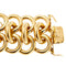 Bracelet Bracelet tank à maille entrelacée en or rose 18 ct 58 Facettes 36862