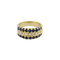 Bague 55 Bague en or jaune, diamants et saphirs 58 Facettes 33775