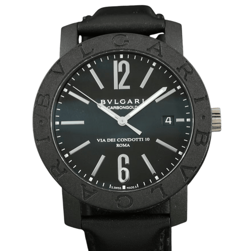 Montre Bulgari Carbongold - Montre Via dei Condotti 10 58 Facettes 21873