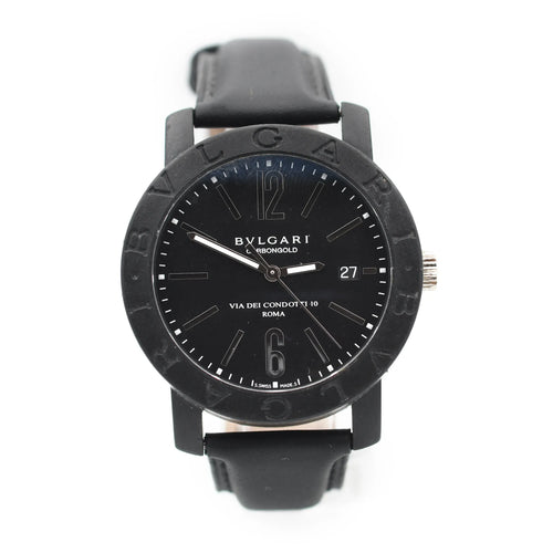 Montre Bulgari Carbongold - Montre Via dei Condotti 10 58 Facettes 21873