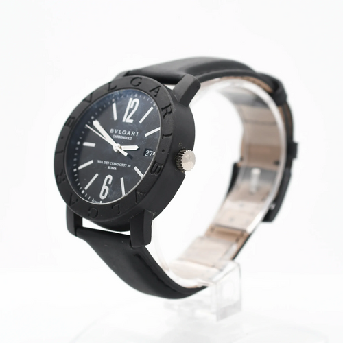 Montre Bulgari Carbongold - Montre Via dei Condotti 10 58 Facettes 21873