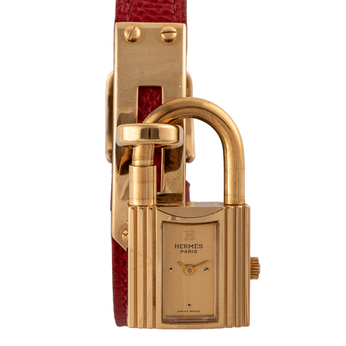 Montre Hermès - Montre Kelly KE1.210, boîtier plaqué or 58 Facettes TOT-11912