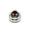 Bague 53 Bague en or blanc 750, pierre rouge et diamants 58 Facettes 50544