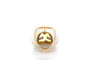Bague 46 David Webb - Bague en or jaune 18 carats, citrine et émail 58 Facettes 27070