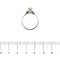 Bague Bague fleur - Bague en or blanc 18 carats et diamants 58 Facettes 32265