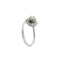 Bague Bague fleur - Bague en or blanc 18 carats et diamants 58 Facettes 32265