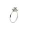 Bague Bague fleur - Bague en or blanc 18 carats et diamants 58 Facettes 32265