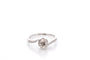 Bague 53.5 Bague ancienne - Diamants en or blanc 18k, 0,93 ct 58 Facettes 27096-27101b