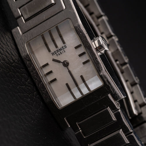 Montre Hermès - Montre Tandem TA1.210 en acier 58 Facettes TOT-11927