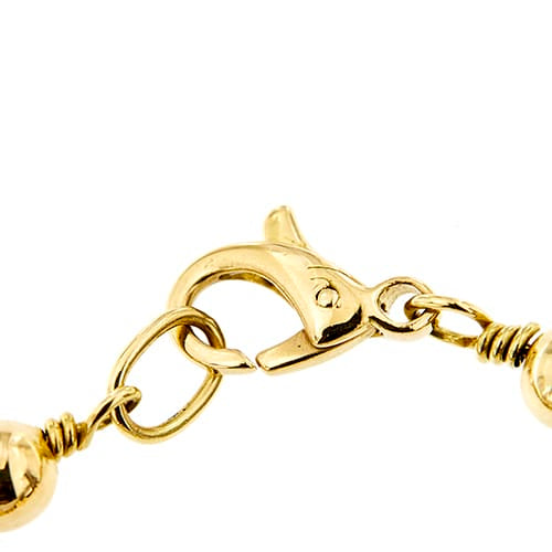 Bracelet Gabriella Rivalta - Bracelet multifils avec chien émaillé en or jaune 18 ct 58 Facettes 37279