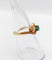 Bague 51 Bague tourbillon ancienne en or 18k, émeraude et diamants 58 Facettes A07900