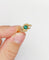 Bague 51 Bague tourbillon ancienne en or 18k, émeraude et diamants 58 Facettes A07900