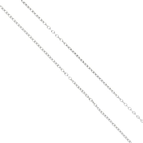 Collier Collier - Chaîne maille rolò et diamant 0,27 ct en or blanc 18 kt 58 Facettes 425