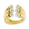 Bague Bague - Anneau ouvert en or jaune 18 ct et perles 58 Facettes 31844