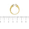 Bague Bague - Anneau ouvert en or jaune 18 ct et perles 58 Facettes 31844