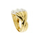 Bague Bague - Anneau ouvert en or jaune 18 ct et perles 58 Facettes 31844
