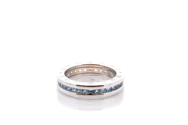 Bague 55 Bague signée Bulgari B.Zero1 topazez blues 58 Facettes 27313