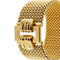 Bracelet Bracelet manchette vintage en or jaune 18 ct, maille milanaise 58 Facettes 37623