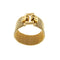 Bracelet Bracelet manchette vintage en or jaune 18 ct, maille milanaise 58 Facettes 37623