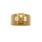 Bracelet Bracelet manchette vintage en or jaune 18 ct, maille milanaise 58 Facettes 37623