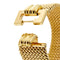Bracelet Bracelet manchette vintage en or jaune 18 ct, maille milanaise 58 Facettes 37623