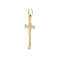 Pendentif Gianni-Carita - Pendentif croix moderne en or jaune 18 ct 58 Facettes 37872
