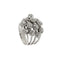 Bague Bague bouquet - Bague en or blanc 18 ct et diamants 58 Facettes 37546
