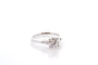Bague 53 Bague en platine avec diamant 1,13 ct E/VVS1 et diamants 58 Facettes 27375-27360