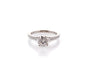 Bague 53 Bague - Diamant 1,23 ct G/VVS2 en platine et diamants 58 Facettes 27268-27373