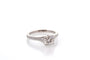 Bague 53 Bague - Diamant 1,23 ct G/VVS2 en platine et diamants 58 Facettes 27268-27373